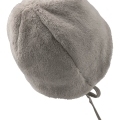 STERNTALER Čiapka na zaväzovanie fleece podšitá svetlá sivá uni veľ. 45 cm - 6-9 m