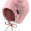 STERNTALER Čiapka na zaväzovanie fleece podšitá ružová dievča veľ. 43cm - 5-6 m