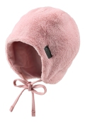 STERNTALER Čiapka na zaväzovanie fleece podšitá ružová dievča veľ. 43cm - 5-6 m