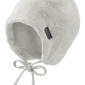 STERNTALER Čiapka na zaväzovanie fleece podšitá ecru uni veľ. 45 cm - 6-9 m