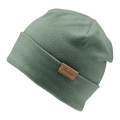 STERNTALER Čiapka beanie s ohnutým okrajom tmavá zelená chlapec veľ. 37 cm - 2-3 m