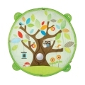 SKIP HOP Deka na hranie 5 hračiek, vankúšik Treetop Friends green-brown 0m+