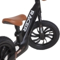 QPLAY Odrážadlo Racer air (Titanium) Black/ Brown, vek 3 - 6 rokov, do 30 kg