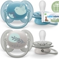 Philips AVENT Cumlík Ultrasoft Premium zvieratko 6-18m chlapec 2 ks+WW Soapberry 60ks