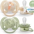 Philips AVENT Cumlík Ultrasoft Premium zvieratko 0-6m chlapec 2 ks+WW Soapberry 60ks