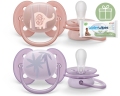 Philips AVENT Cumlík Ultrasoft Premium zvieratko 0-6m dievča 2 ks+WW Soapberry 60ks