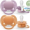 Philips AVENT Cumlík Ultrasoft Premium neutral 6-18m dievča 2 ks+WW Soapberry 60ks