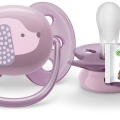 Philips AVENT Cumlík Ultrasoft Premium 6-18m fialová 1 ks+WW Soapberry 60ks