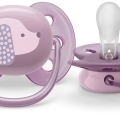 Philips AVENT Cumlík Ultrasoft Premium 6-18m fialová 1 ks+WW Soapberry 60ks