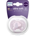 Philips AVENT Cumlík Ultrasoft Premium 6-18m fialová 1 ks+WW Soapberry 60ks