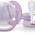 Philips AVENT Cumlík Ultrasoft Premium 0-6m fialová 1 ks+WW Soapberry 60ks