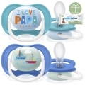 Philips AVENT Cumlík Ultra air text 6-18m chlapec 2 ks+WW Soapberry 60ks