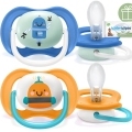 Philips AVENT Cumlík Ultra air play 6-18m chlapec 2 ks+WW Soapberry 60ks