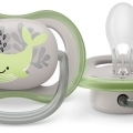 Philips AVENT Cumlík Ultra air obrázok 6-18m veľryba 1ks+WW Soapberry 60ks