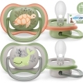 Philips AVENT Cumlík Ultra air obrázok 6-18m chlapec (more) 2ks+WW Soapberry 60ks