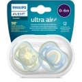 Philips AVENT Cumlík Ultra air obrázok 0-6m chlapec (dúha) 2ks+WW Soapberry 60ks