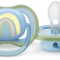 Philips AVENT Cumlík Ultra air obrázok 0-6m dúha 1ks+WW Soapberry 60ks