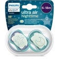 Philips AVENT Cumlík Ultra air nočný 6-18m chlapec 2ks+WW Soapberry 60ks