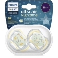 Philips AVENT Cumlík Ultra air nočný 18m+ 2 ks+WW Soapberry 60ks