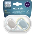 Philips AVENT Cumlík Ultra air 18m+ neutral 2 ks+WW Soapberry 60ks