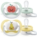 Philips AVENT Cumlík Ultra air neutral (jablko) 0-6m 2 ks