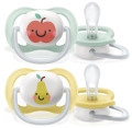 Philips AVENT Cumlík Ultra air neutral (jablko) 0-6m 2 ks