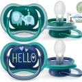 Philips AVENT Cumlík Ultra air 18m+ chlapec (slon) 2ks+WW Soapberry 60ks