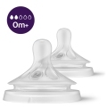 Philips AVENT Cumlík Natural Response 2 novorodenecký prietok 0m+, 2 ks+WW Soapberry 60ks