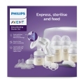 Philips AVENT Sada na dojčenie Natural Response s man. odsávačkou a ster. do MW+WW Soapberry 60ks