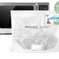 Philips AVENT Vrecká sterilizačné do mikrovlnnej rúry, 5 ks+WW Soapberry 60ks