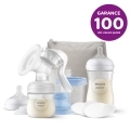 Philips AVENT Odsávačka materského mlieka manuálna štartovacia sada+WW Soapberry 60ks