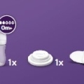 Philips AVENT Odsávačka materského mlieka elektrická SCF395/31+WW Soapberry 60ks