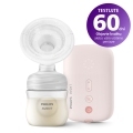 Philips AVENT Odsávačka materského mlieka elektrická SCF395/31+WW Soapberry 60ks