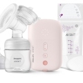 Philips AVENT Odsávačka materského mlieka elektrická SCF395/31+WW Soapberry 60ks