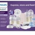 Philips AVENT Odsávačka materského mlieka elektrická sada SCD340/31+WW Soapberry 60ks