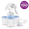 Philips AVENT Odsávačka mat.ml. manuálna s VIA systémom + Sáčky na materské mlieko 180 ml 25 ks