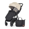 PETITE&MARS Kočík športový Royal2 Black Sahara Beige + PETITE&MARS fusak Jibot ZADARMO