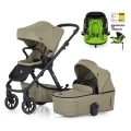 PETITE&MARS Kočík kombinovaný ICON 2v1 Mossy Green LITE RWS + KIDDY Evoluna i-size 2 + základňa