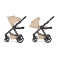 PETITE&MARS Kočík kombinovaný ICON 2v1 Mocha Beige XXL RWS + KIDDY Evoluna i-size 2 + základňa