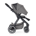 PETITE&MARS Kočík kombinovaný ICON 2v1 Dove Grey XXL AIR + KIDDY Evoluna i-size 2 + základňa