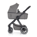 PETITE&MARS Kočík kombinovaný ICON 2v1 Dove Grey XXL AIR + KIDDY Evoluna i-size 2 + základňa