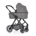 PETITE&MARS Kočík kombinovaný ICON 2v1 Dove Grey XXL AIR + KIDDY Evoluna i-size 2 + základňa