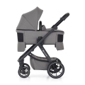 PETITE&MARS Kočík kombinovaný ICON 2v1 Dove Grey LITE RWS + KIDDY Evoluna i-size 2 + základňa