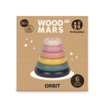 PETITE&MARS Hračka drevená skladacia Orbit Wood of Mars 36m+