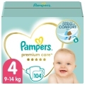 PAMPERS Premium Care Plienky jednorazové 4 (9-14 kg) 104 ks - MEGA PACK