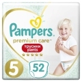 PAMPERS Premium Care Pants Nohavičky plienkové jednorazové 5 (12-17 kg) 52 ks