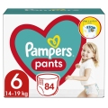 PAMPERS Pants Nohavičky plienkové jednorazové 6 (15 kg+) 84 ks - MEGA PACK