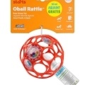 OBALL Hračka Oball RATTLE 10 cm 0m+ orange + 50 ml Aquaint