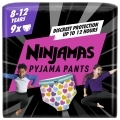 NINJAMAS Nohavičky plienkové Pyjama Pants Srdiečka, 9 ks, 8 rokov, 27kg-43kg