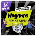 NINJAMAS Nohavičky plienkové Pyjama Pants Kosmické lode, 10 ks, 7 rokov, 17kg-30kg